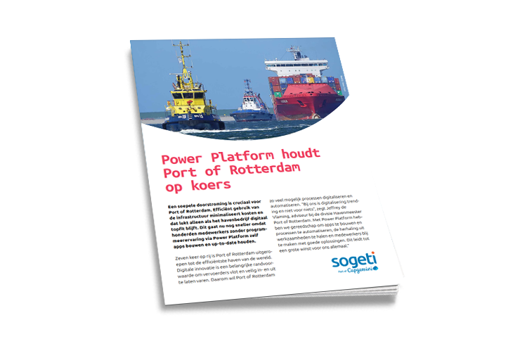 Sogeti case Power Platform Port of Rotterdam